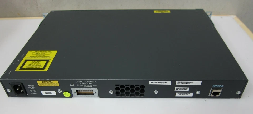 Cisco Catalyst 2950T 48 Port L2 with 2Gb uplinks  Switch  Model: WS-C2950T-48-SI - Image 4 of 4