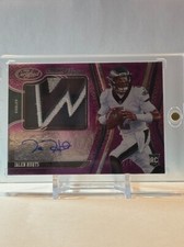 2020 Certified - Freshman Fabric Mirror RPA Jalen Hurts 2/5 Auto Jersey Match 🔥