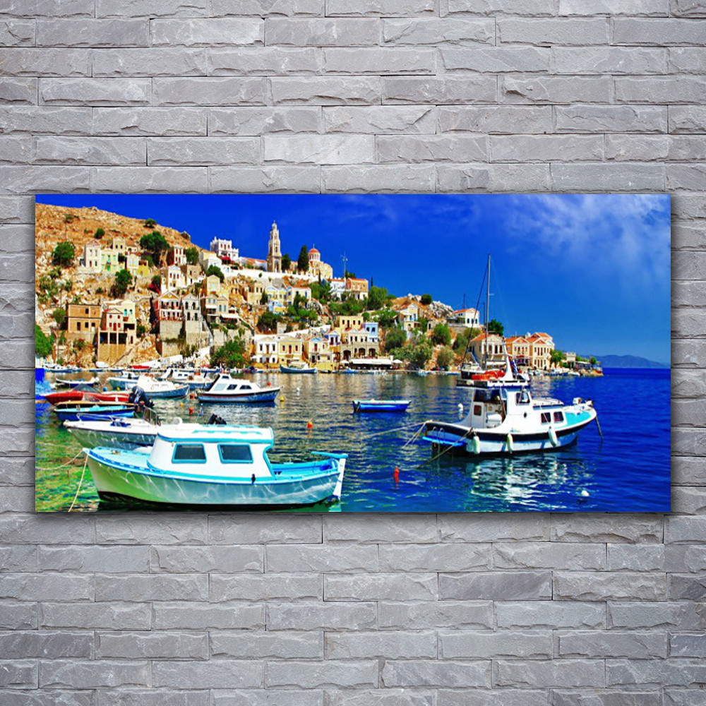 Impression sur verre acrylique de qualité premium 120x60 cm au design marin Tulup