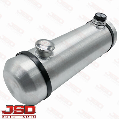 #ad Fuel Tank w Sight Gauge 8x26 Gas Tank 5.5 Gallons 3 8 NPT Spun Aluminum End Fill $171.55