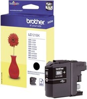 Brother® LC121BK Brother® Inkjet-Druckpatronen Schwarz, 300 Seiten, LC121BK