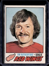 1977-78 O-Pee-Chee #239 Jim Rutherford Detroit Red Wings (HOF) EX