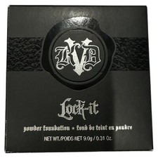 KVD Vegan Beauty Lock-it Powder Foundation Rich Deep 220 FREE SHIPPING  