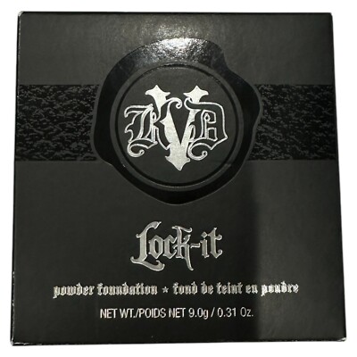 KVD Vegan Beauty Lock-it Powder Foundation Rich Deep 220 FREE SHIPPING!!!