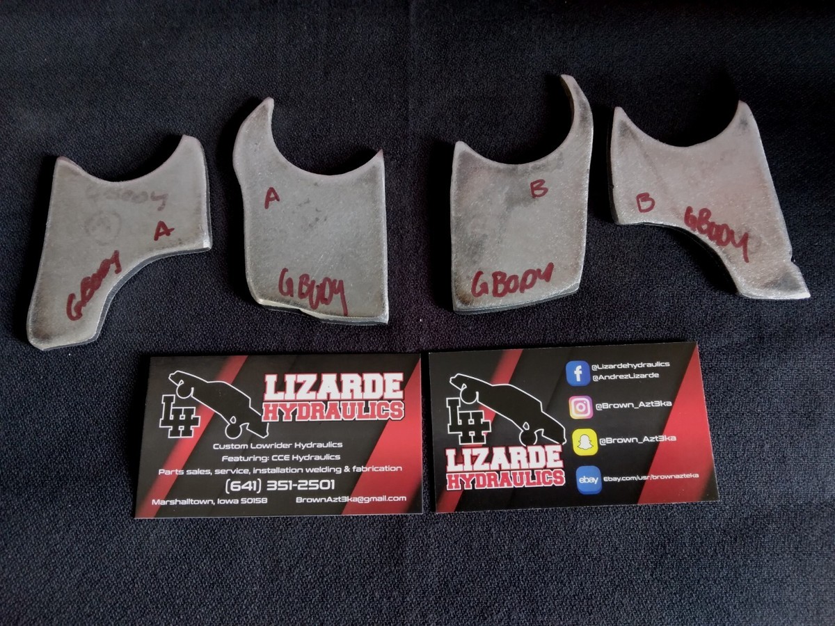 Lowrider Hydraulics, G Body Ears Reinforcement plates HD *(1 kit