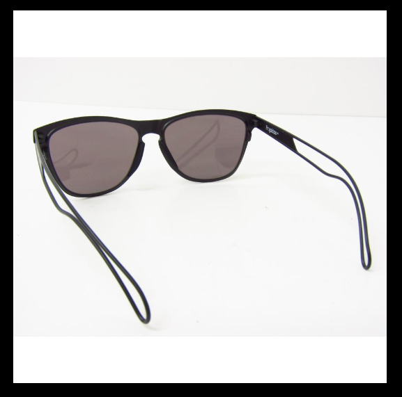 Oakley Frogskins Fragment Satin Black Titanium Sunglasses OO6044