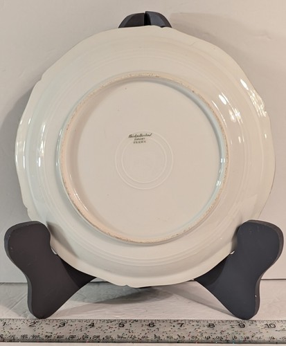 Theodore Haviland Limoges France 8.5" Plate Green Floral Gold Scalloped Edged - Picture 2 of 4