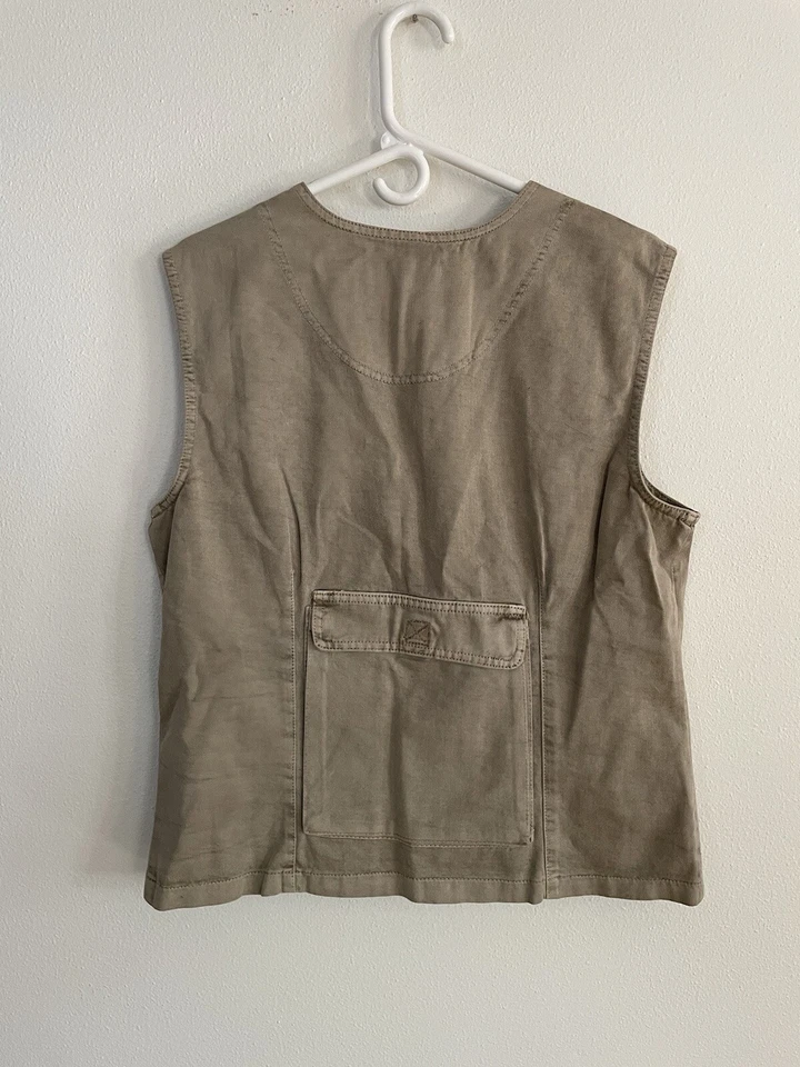 Chaleco táctico al aire libre Gramicci vintage de los 90’s hecho en EE. UU. senderismo para mujer talla M Foto 2 de 4