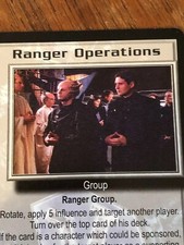 RANGER OPERATIONS 1998 BABYLON 5 CCG RARE CARD NEAR MINT NEVER PLAYED WITH