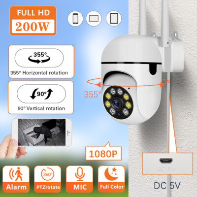 1080P IP Camera Wireless WIFI outdoor CCTV HD PTZ Smart Home Security IR Cam 5G