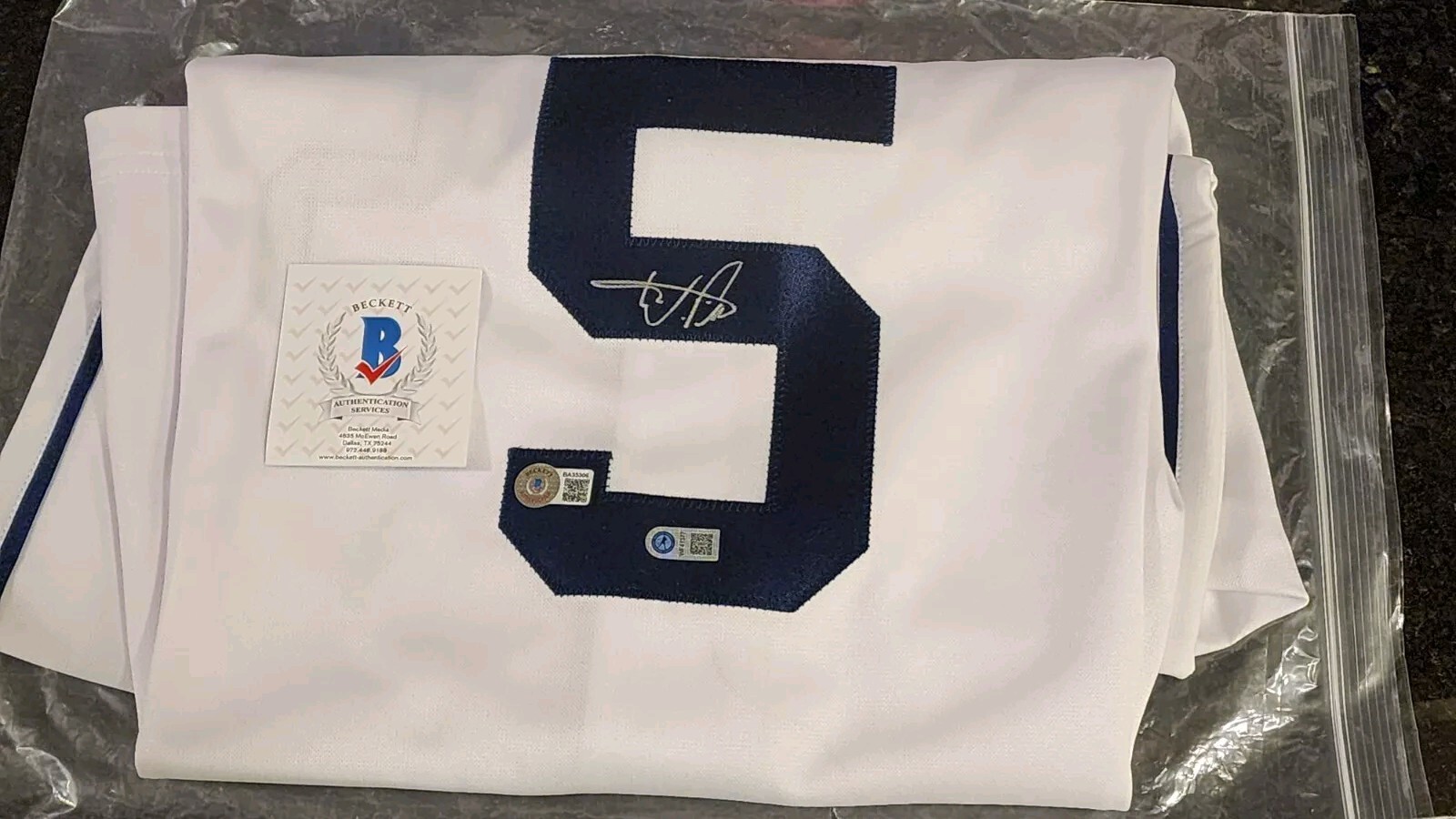 Wander Franco Autographed Signed Tampa Bay Rays / Tampa Bay Baseball Jersey Beckett COA Auto 