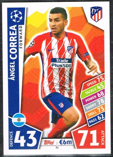 Topps Match Attax 2017-18 ☆ CHAMPIONS LEAGUE ☆ Football Cards #1 to #90 - Picture 52 of 91