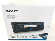 Sony DSX-M55BT Marine 220w Bluetooth Media iPhone Android MP3 AM FM XM USB Aux
