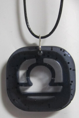 Libra Zodiac Resin Necklace