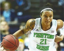 KAYLA MCBRIDE Signed 8.5 x 11 Photo Signed REPRINT Basketball WNBA Notre Dame