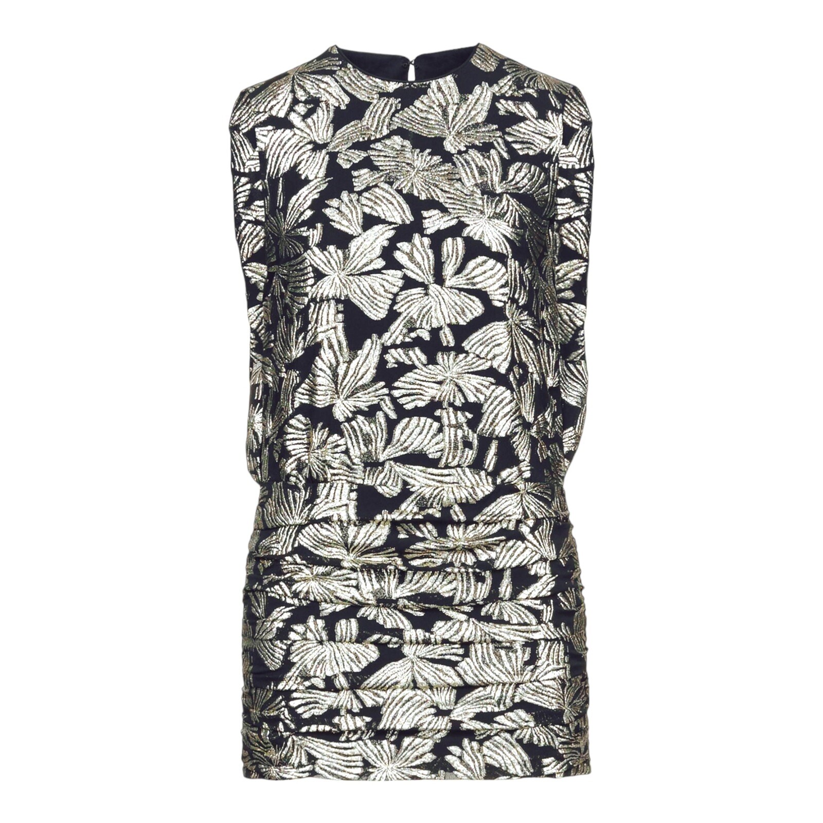 Abito Saint Laurent Lama Zebra fiore