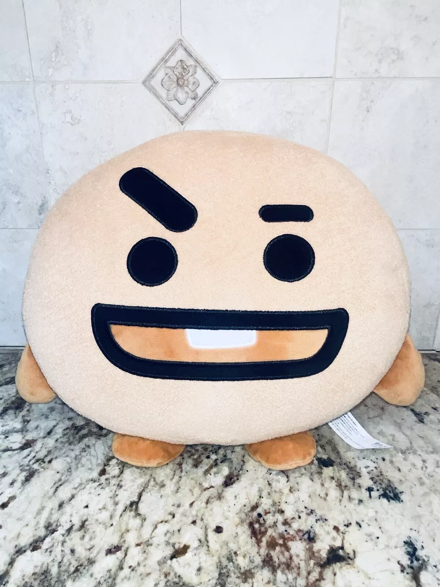 BT21 LAYDOWN SHOOKY Suga Yoongi BTS 16 Brown Oval Pillow Plush