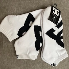 DC Shoes Mens Ankle /Low Cut Socks - 3 Pair Pack - 10-13 US. Good  Cushion Qulty