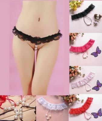 USA Sexy Women Lace Thong G-string Panties Lingerie Underwear Crotchles T-back