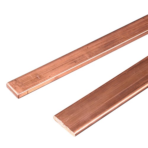 Copper Flat Bar Thick 1-50mm T2 99.9% Pure Cu Solid Metal Plate Length 1 Meter - Picture 6 of 7