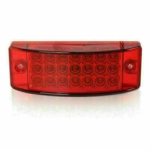 Qty 2- 6" Red 21 LED Clearance Marker Light Rectangle 12V Truck Trailer Camper - Bild 4 von 9