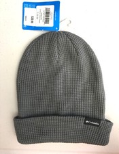 NWT Columbia Lost Lager Waffle Beanie Unisex o/s New Grey