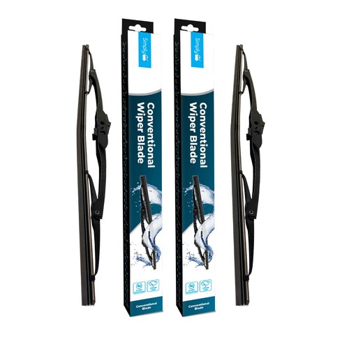Premium Front Wiper Blades Easy Fit Pair for Vauxhall Vectra C II Estate 2002-09