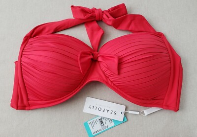即発！☆☆☆Seafolly Goddess Soft Cup Halter Maillot Seafolly Goddess Soft Cup Halter Bra – OZ RESORT