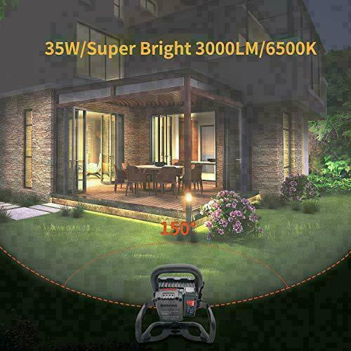 LED Work Light Power by Tool for LB2X4020 20v Battery Outdoor Bright Ligh 3000Lm - Picture 9 of 11