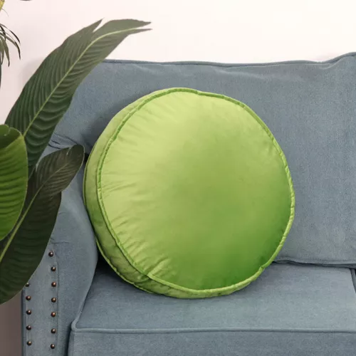 Soft Solid Velvet Pillow Case or Round Car Cushion Cover Sofa Living Room NEW - Bild 14 von 34