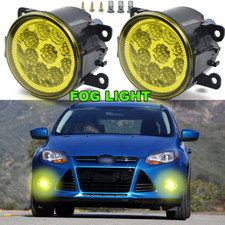 2xgolden Yellow Front Fog Driving Light 6612019nas For Ford Focus 2012 2013 2014