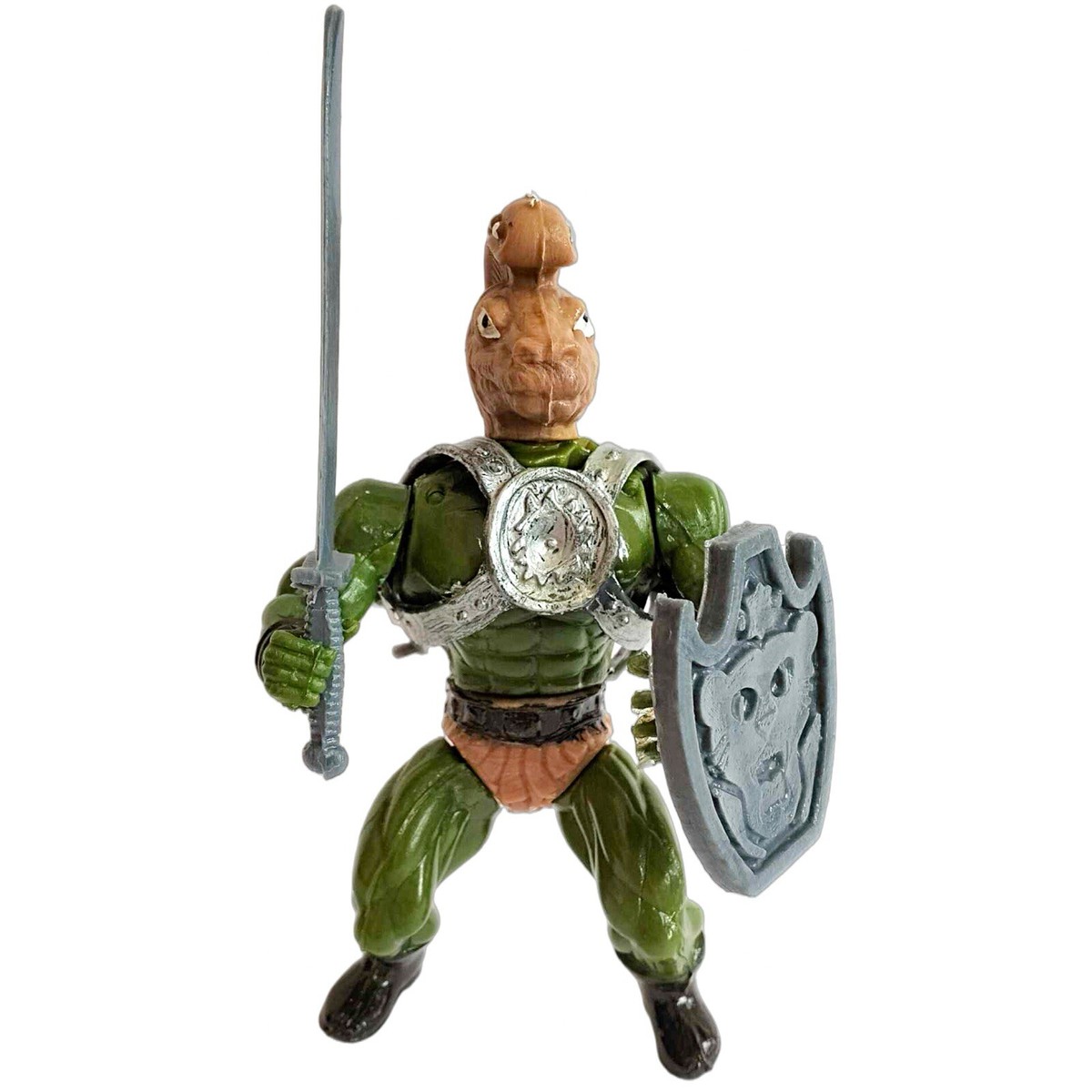 Galaxy Warriors Dino Man Warrior Figure Bootleg Mexico Toy