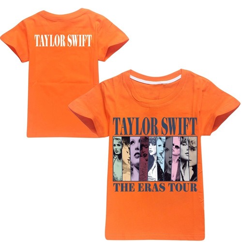 Taylor Swiftie Kids Casual Short Sleeve 100% Cotton T-Shirt Tops Birthday Gift - Picture 9 of 19