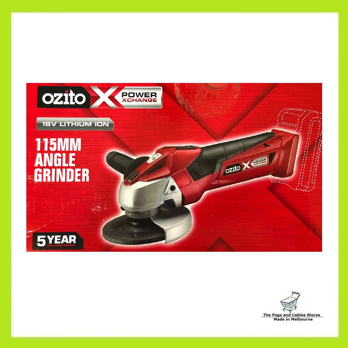 Ozito brushless angle online grinder