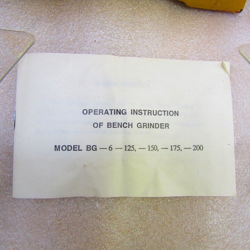 Bench Grinder, 6" NIB, Mechancal 2000 - Picture 8 of 12