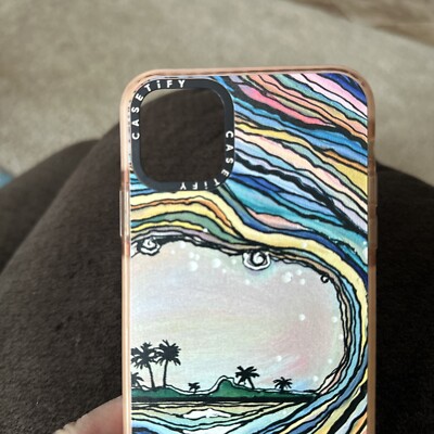 新木優子　wind and sea casetify  iPhone X X S WILDSIDE ×CASETiFY ROSE iPhone case(Matte Black)(iPhone 14