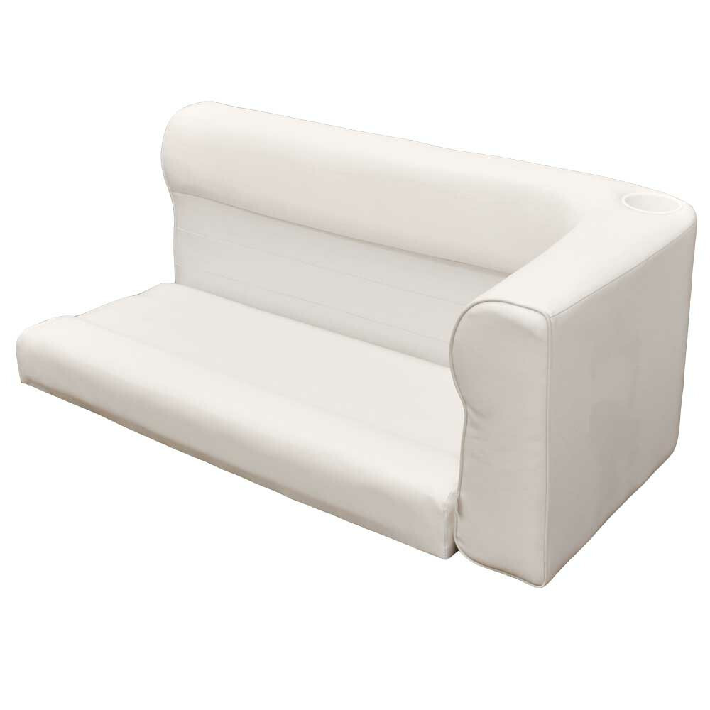 Wise Pontoon Boat Corner Couch 8WD107TM204 Bench Seat White eBay
