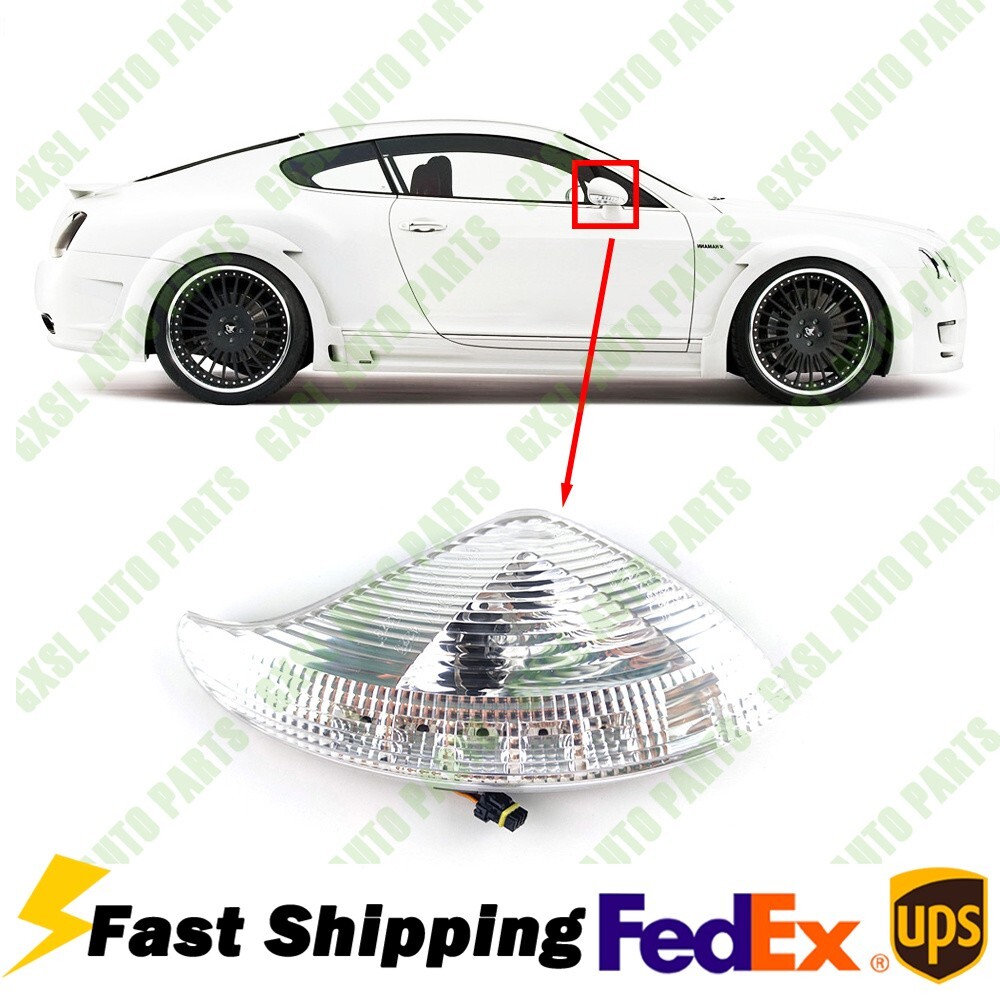 For Bentley Continental GT GTC Flying Spur Right Mirror Light Lens 3W0949102
