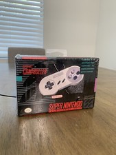 SNES Super Nintendo Controller Complete In Box CIB Authentic EXCELLENT Condition