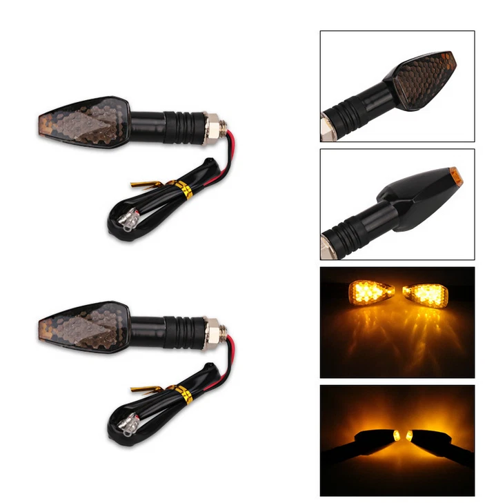 4X Motorcycle turn signal light for Suzuki GSX250R GSXR1000 GSXR1000R GSXR1000Z - Image 3 of 4