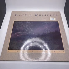 MICHAEL JONES WIND & WHISPERS Vinyl LP Album SONA GAIA PRODUCTIONS