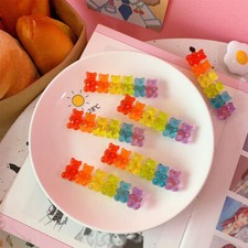 Girls Women's Hairpins Hair Grips Candy Color Bear Barrette Hair Clips Headwear 