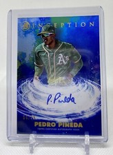 Pedro Pineda 2021 Bowman Inception Primordial Prospects BLUE AUTO - SP #/75
