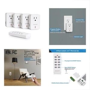 Detalles Acerca De Dewenwils Outlet Switches Remote Control Electrical Wireless On Off Switch Kit