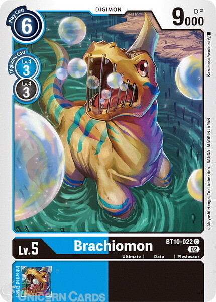 BT10-022 Brachiomon Common Mint Digimon Card