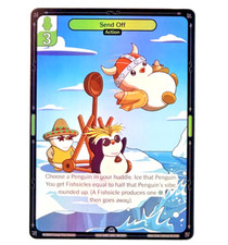 FOIL ***Send Off*** Vibes Pudgy Penguins TCG Evrything