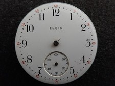 VINTAGE 16 SIZE ELGIN H.C. POCKET WATCH MOVEMENT GRADE 312 - NOT RUNNING