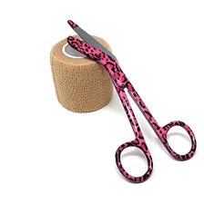 2" Self Adherent Wrap Bandage Sports Tape + 5.5" Pink Panther Bandage Scissors