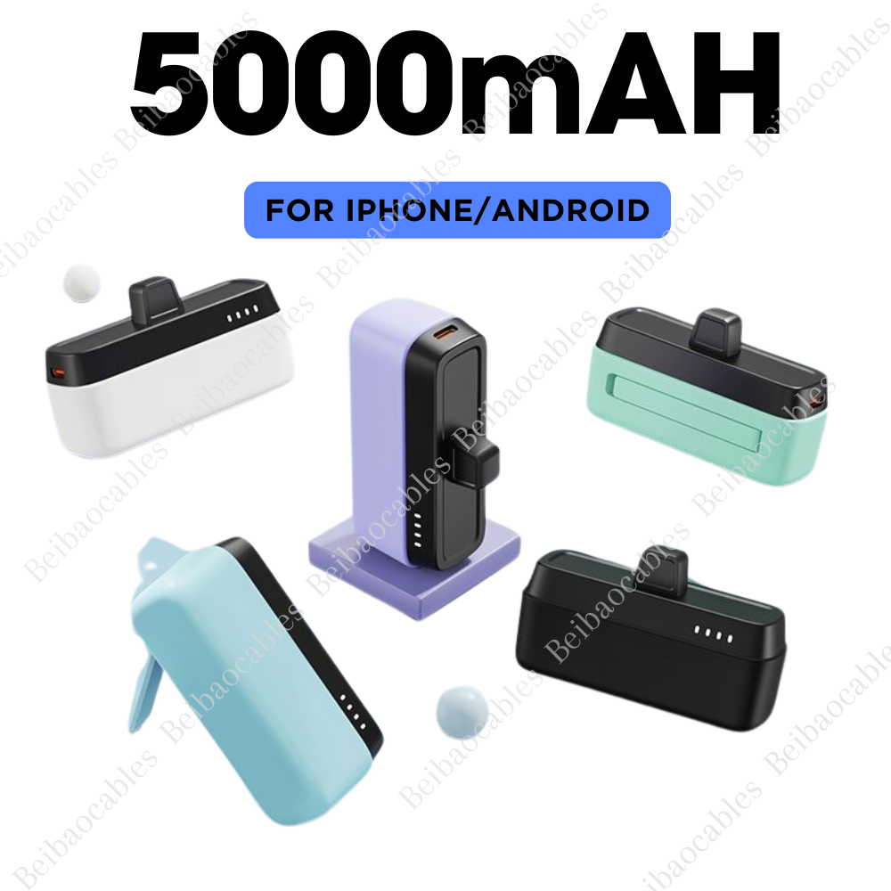 5000mAh 2.1A Portable Power Bank For Android iPhone Mini Pocket Battery Charger-image