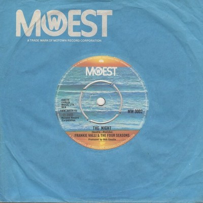 Frankie Valli  Night  Mowest 3002 (1st issue) Soul Northern Motown